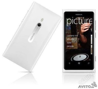 Лот: 2469985. Фото: 1. Продам Nokia Lumia 800 white 16гб. Смартфоны