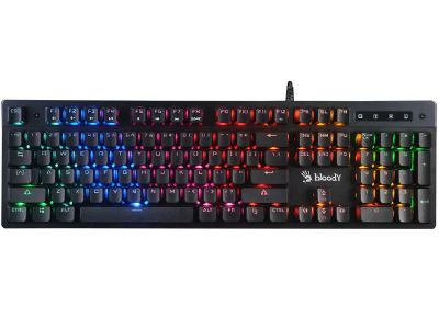 Лот: 25025362. Фото: 1. Игровая клавиатура USB A4Tech... Клавиатуры и мыши