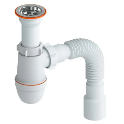 Лот: 24079741. Фото: 1. Сифон для мойки, литой, РМС, СУ-01. Водоотведение, водостоки и канализация
