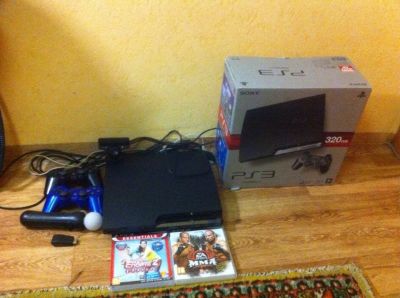 Лот: 4597310. Фото: 1. Sony Playstation 3 320GB Прошита... Игровые приставки, консоли