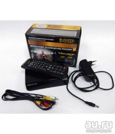 Лот: 13434671. Фото: 1. Тюнер для цифрового DVB-T2 HD... Другое (смартфоны, связь, навигация)
