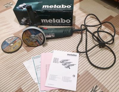 Лот: 15252657. Фото: 1. УШМ Metabo W850-125, полный комплект... Электроинструмент