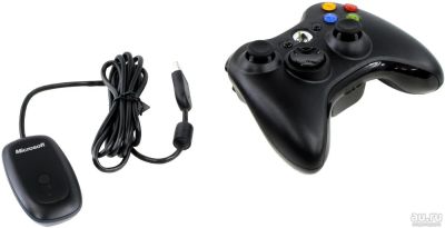 Лот: 8234464. Фото: 1. Геймпад Xbox 360 для Windows с... Рули, джойстики