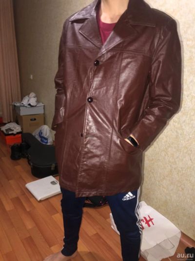 Лот: 15612486. Фото: 1. Leather Jacket Fight Club Кожаная... Верхняя одежда