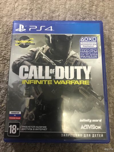 Лот: 10392421. Фото: 1. Диск на PS4 Call of Duty Infinite... Игры для консолей