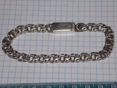 Лот: 4411473. Фото: 1. Продам браслет серебро с рубля... Браслеты