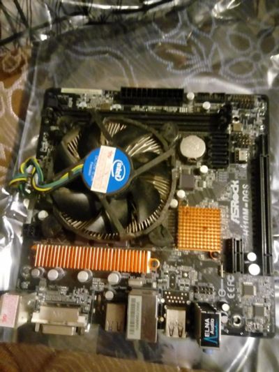 Лот: 10855601. Фото: 1. Комплект intel g4600 +asus h110m. Комплекты запчастей