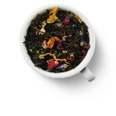Лот: 10588900. Фото: 1. Ароматизированный чёрный чай... Чай, кофе, какао