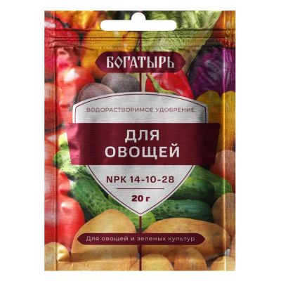 Лот: 24692145. Фото: 1. Удобрение Богатырь, для овощей... Удобрения, химия