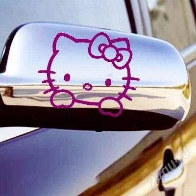 Лот: 2601701. Фото: 1. наклейка "хелоу кити" на авто. Наклейки автомобильные