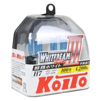 Лот: 6232666. Фото: 1. Галогеновые лампы Koito WhiteBeam... Оптика и освещение