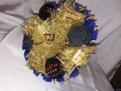 Лот: 13070567. Фото: 1. букет с носками 1. Букеты из конфет, игрушек