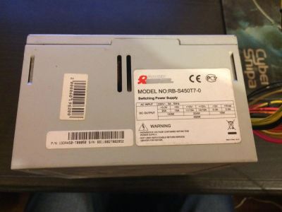 Лот: 6659561. Фото: 1. Блок питания Inwin Rebel RB-S450T7-0... Корпуса, блоки питания