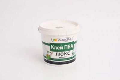 Лот: 6898653. Фото: 1. Клей ПВА люкс мебельный ЛАКРА... Клеи, герметики, пена монтажная, клейкие ленты