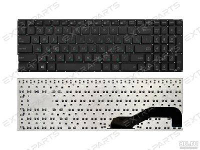 Лот: 16351418. Фото: 1. Клавиатура Asus X540BA черная. Клавиатуры для ноутбуков