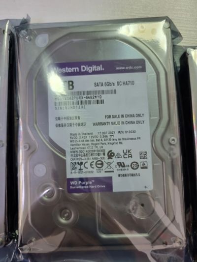 Лот: 19282351. Фото: 1. 6 TB ТБ Жесткий диск WD Purple... Жёсткие диски