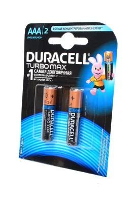 Лот: 7289730. Фото: 1. Батарейка LR03 Duracell Turbo... Батарейки, аккумуляторы, элементы питания