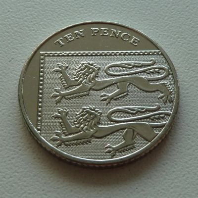 Лот: 3637309. Фото: 1. Великобритания. 10 пенсов. 2011... Великобритания и острова
