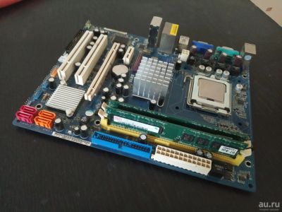 Лот: 13848292. Фото: 1. Материнская плата ASRock G41M-S... Материнские платы