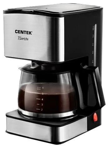 Лот: 13467576. Фото: 1. Кофеварка Centek CT 1144 Steel. Чайники, кофемашины, кулеры