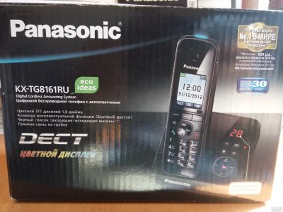 Лот: 13749340. Фото: 1. Panasonic KX-TG8161RU. DECT и радиотелефоны