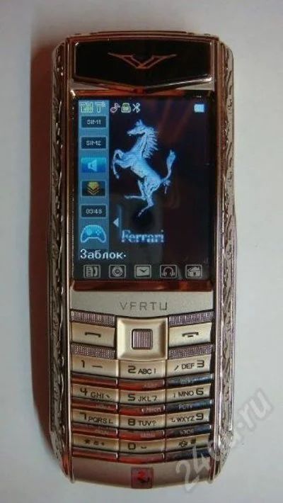 Лот: 188382. Фото: 1. VERTU Ferrari Edition. Кнопочные мобильные телефоны