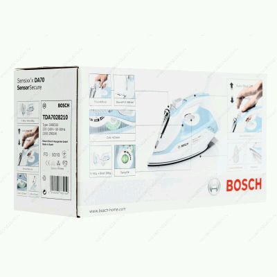 Лот: 7318981. Фото: 1. Утюг с сенсорным управлением Bosch... Утюги, парогенераторы, отпариватели