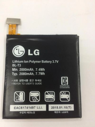 Лот: 9675467. Фото: 1. Акб (Аккумулятор) LG BL- T3 Optimus... Аккумуляторы