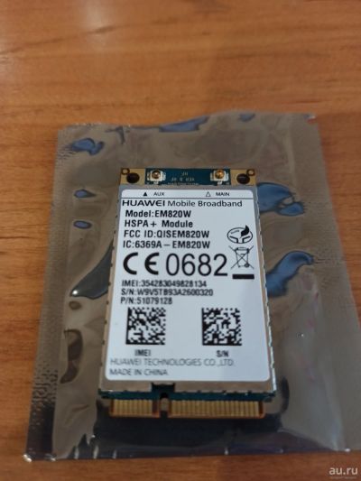 Лот: 17619780. Фото: 1. 3G модем Huawei EM820W (mini pci-e... Беспроводные модемы