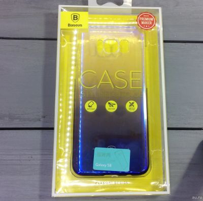 Лот: 12874146. Фото: 1. Чехол Baseus Glaze Case Samsung... Чехлы, бамперы