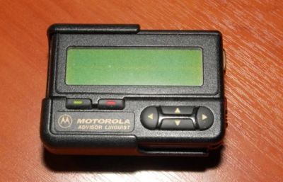 Лот: 3447607. Фото: 1. Пейджер Motorola Advisor Linguist... Другое (смартфоны, связь, навигация)
