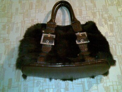 Лот: 5298600. Фото: 1. коричневая сумка из натур. кожи... Сумки