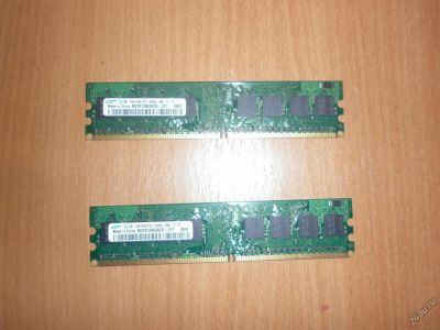 Лот: 4861956. Фото: 1. Оперативная память Samsung DDR2... Оперативная память