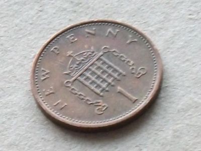Лот: 19010376. Фото: 1. Монета 1 пенни Великобритания... Европа