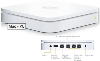 Лот: 10953543. Фото: 1. AirPort Extreme роутер. Маршрутизаторы (роутеры)