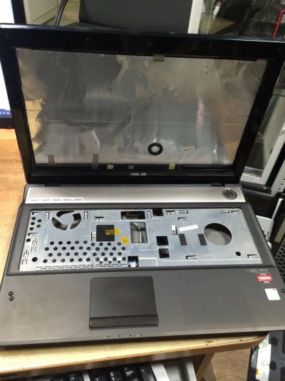 Лот: 9400370. Фото: 1. корпус петли шарниры Asus N52... Корпуса, блоки питания