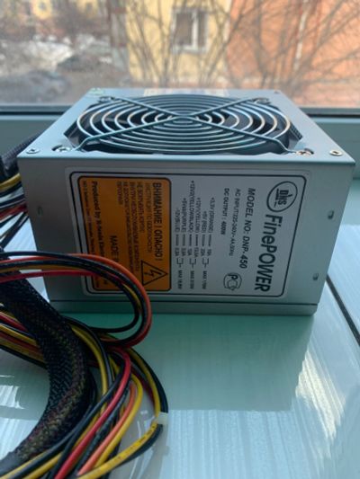 Лот: 17323174. Фото: 1. Блок питания finepower dnp-450... Корпуса, блоки питания