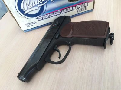 Лот: 12275305. Фото: 1. Пистолет пневматический МП-654К. Пневматическое оружие