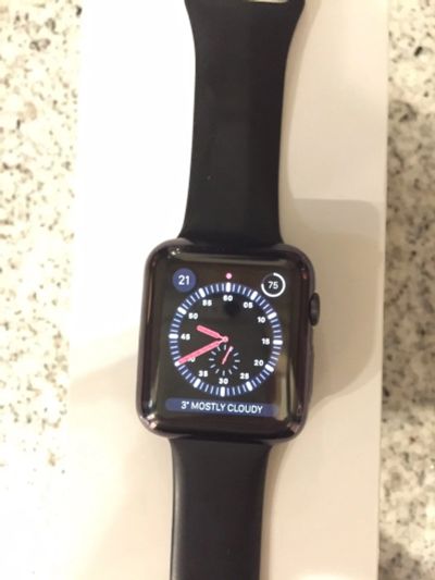 Лот: 12460259. Фото: 1. Apple Watch Series 3 42 LTE 16Gb. Смарт-часы, фитнес-браслеты, аксессуары
