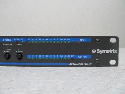 Лот: 1870219. Фото: 1. преамп-левеллер Symetrix 421m. Микшеры, предусилители, микрофонные эффекты