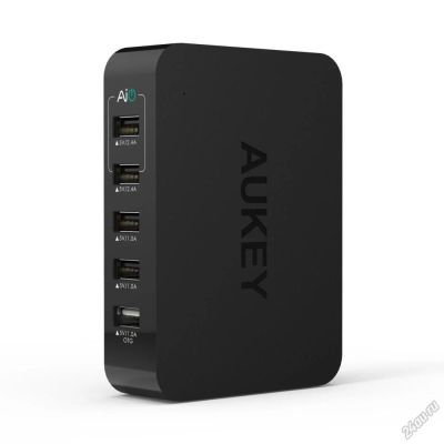 Лот: 6869204. Фото: 1. Зарядное устройство Aukey PA-U1... Зарядные устройства, блоки питания, адаптеры сетевые для смартфонов