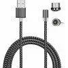 Лот: 14050665. Фото: 1. Кабель Usb-Micro магнитный (черный... Дата-кабели, переходники