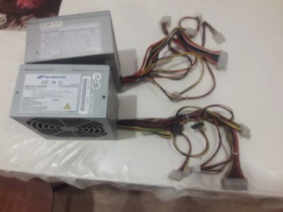 Лот: 21220625. Фото: 1. 2 блока питания ATX 350w неисправные... Корпуса, блоки питания