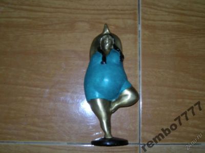 Лот: 5821682. Фото: 1. толстушка.гимнастка.бронза.гимнастика... Скульптуры