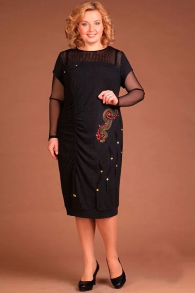 Лот: 5424092. Фото: 1. Платье №834/5 р-р 56,58 ангора. Платья