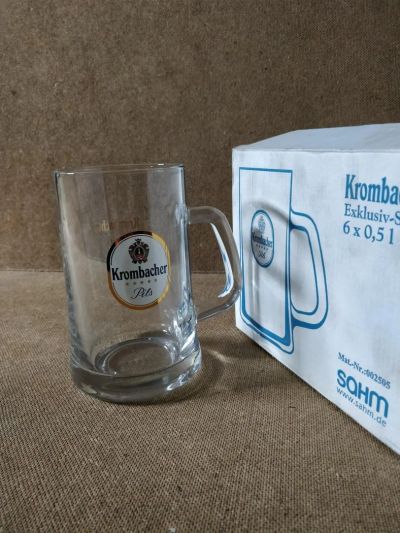 Лот: 11392365. Фото: 1. Пивная кружка Krombacher 0,5. Кружки, стаканы, бокалы