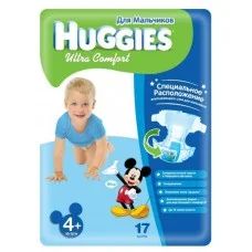 Лот: 4273990. Фото: 1. Подгузники Huggies Ultra Comfort... Детская гигиена