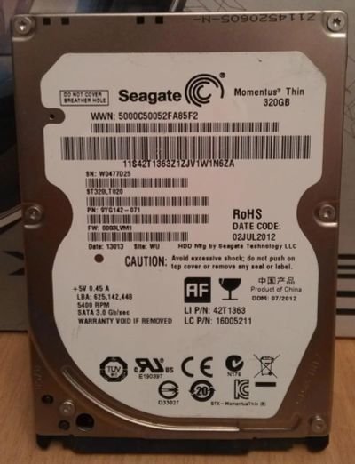 Лот: 7236678. Фото: 1. Жесткий диск 320 Gb SATA-II 300... Жёсткие диски (HDD)