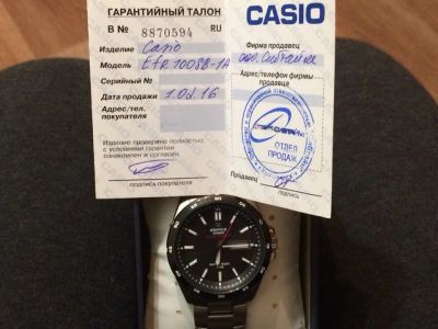 Лот: 6851801. Фото: 1. Часы Casio. Оригинальные наручные часы