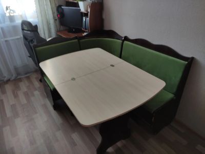 Лот: 24887134. Фото: 1. Кухонный уоголок. Столы, стулья, обеденные группы